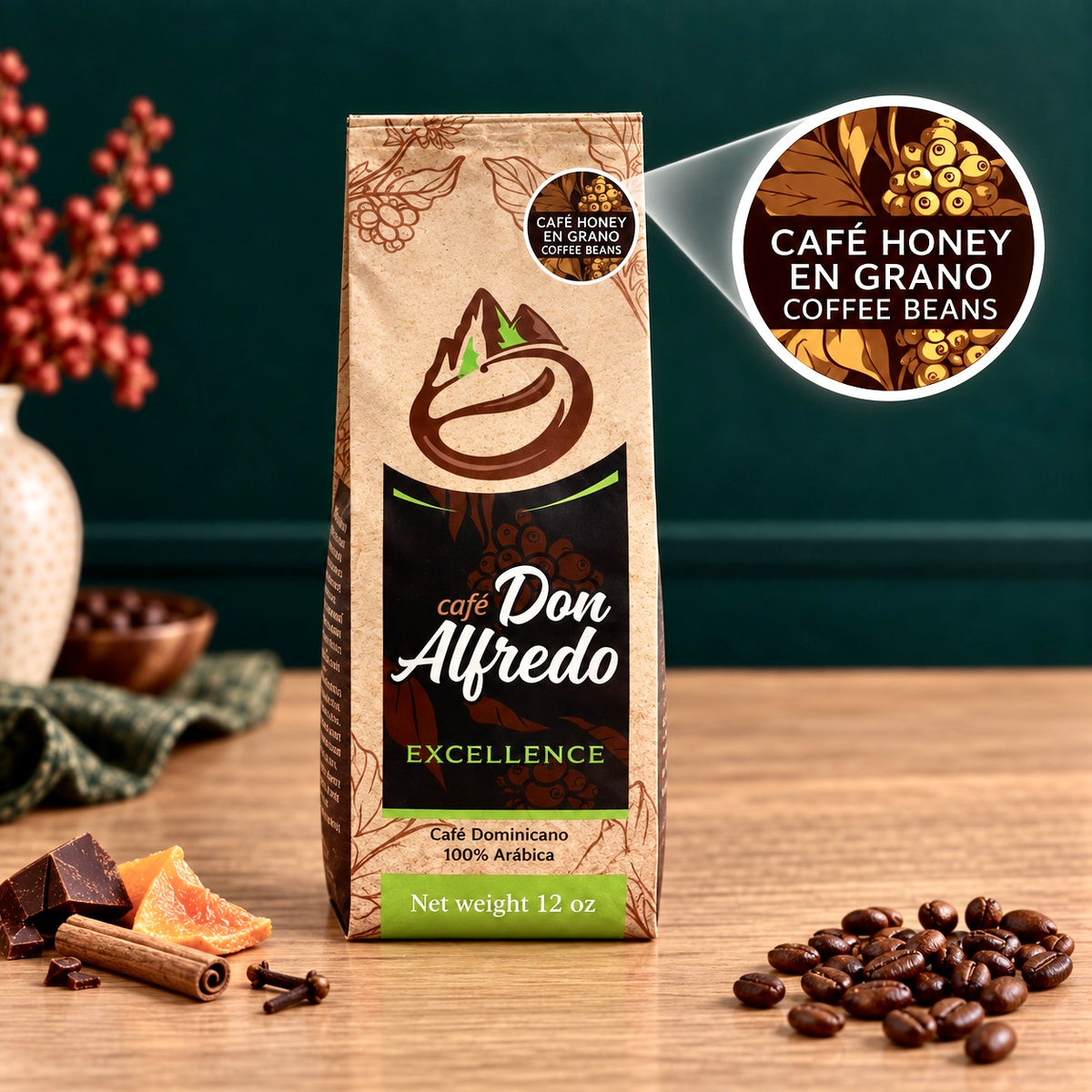 Café Don Alfredo - EXCELLENCE - Honey