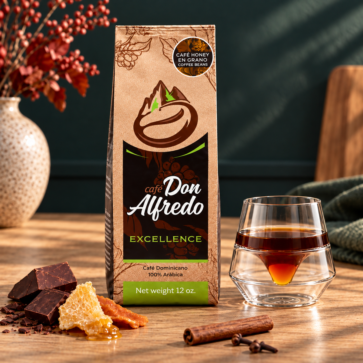 Café Don Alfredo - EXCELLENCE - Honey